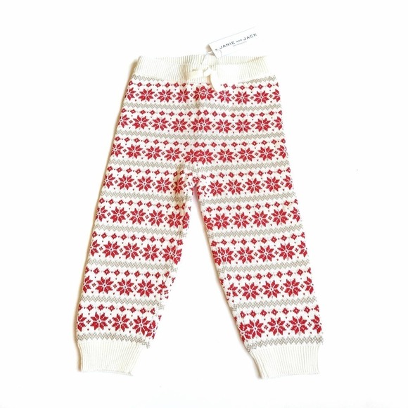 Janie & Jack 18-24 Months Fair Isle Sweater Pants NWT - Picture 1 of 4